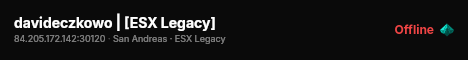 davideczkowo | [ESX Legacy] live status badge