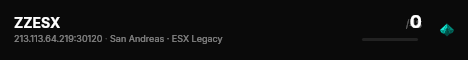 ZZESX live status badge