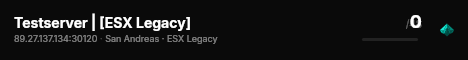 Testserver | [ESX Legacy] live status badge