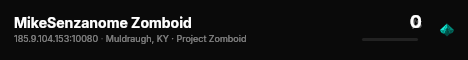 MikeSenzanome Zomboid live status badge