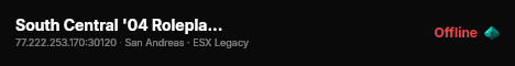 South Central '04 Roleplay | Early 2000s HoodRP | Low Economy | Ghetto Only live status badge