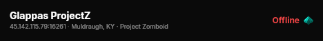 Glappas ProjectZ live status badge