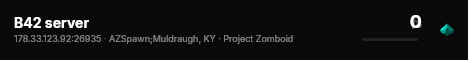 B42 server live status badge