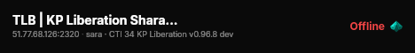 TLB | KP Liberation Sharani | Modpack: TLB Liberation V1 live status badge