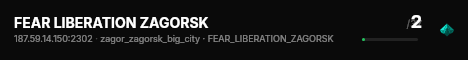 FEAR LIBERATION ZAGORSK live status badge