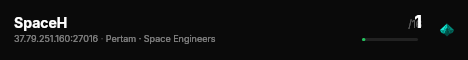 SpaceH live status badge