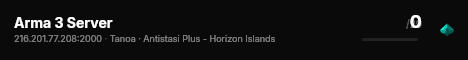 Arma 3 Server live status badge