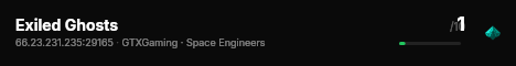 Exiled Ghosts live status badge