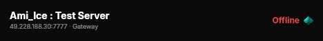 Ami_Ice : Test Server live status badge