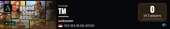 TM live status badge