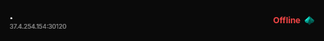 . live status badge