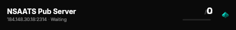 NSAATS Pub Server live status badge