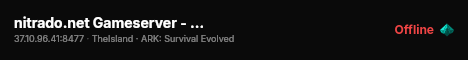 nitrado.net Gameserver - (v361.7) live status badge