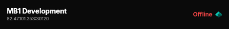 MB1 Development live status badge