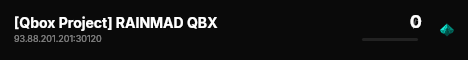 [Qbox Project] RAINMAD QBX live status badge