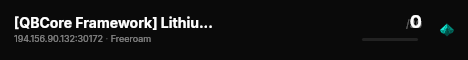 [QBCore Framework] Lithium Rp live status badge