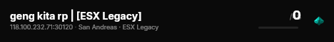 geng kita rp | [ESX Legacy] live status badge