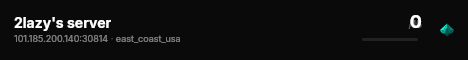 2lazy's server live status badge