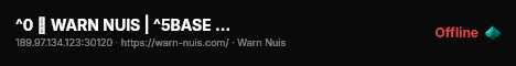 ^0 🔨 WARN NUIS | ^5BASE CORE 3.0 live status badge