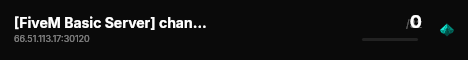 [FiveM Basic Server] change-me live status badge
