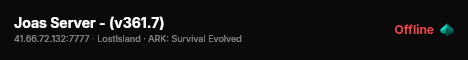 Joas Server - (v361.7) live status badge