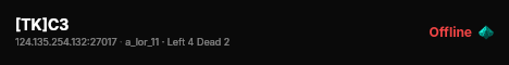 [TK]C3 live status badge