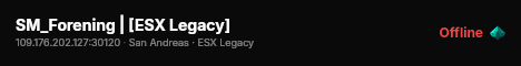 SM_Forening | [ESX Legacy] live status badge