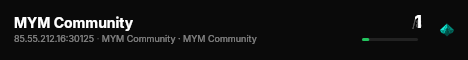 MYM Community live status badge