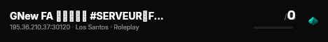 GNew FA ▬▬▬↭🡺 #SERVEUR↭FUN 🡸↭▬▬▬ 💜 live status badge