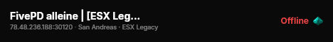 FivePD alleine | [ESX Legacy] live status badge