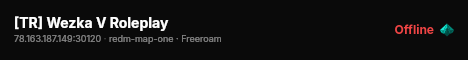 [TR] Wezka V Roleplay live status badge
