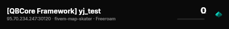 [QBCore Framework] yj_test live status badge