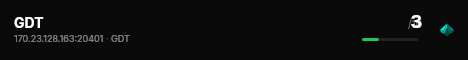 GDT live status badge