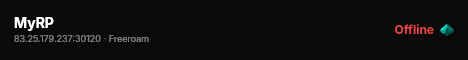 MyRP live status badge