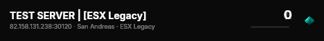 TEST SERVER | [ESX Legacy] live status badge