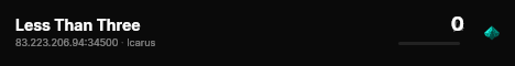 Less Than Three live status badge