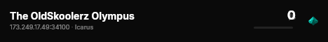 The OldSkoolerz Olympus live status badge