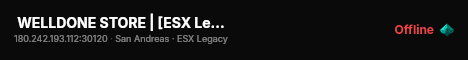  WELLDONE STORE | [ESX Legacy] live status badge