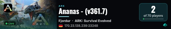 Ananas - (v361.7) live status badge