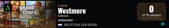 Westmore live status badge