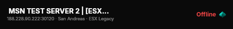  MSN TEST SERVER 2 | [ESX Legacy] live status badge