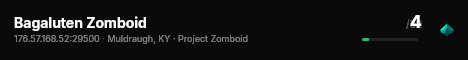 Bagaluten Zomboid live status badge