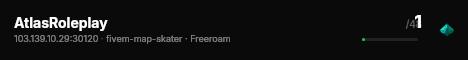 AtlasRoleplay live status badge