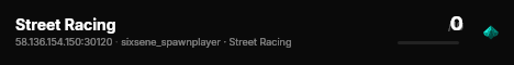 Street Racing live status badge