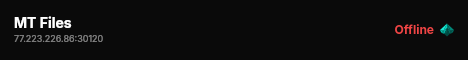 MT Files live status badge