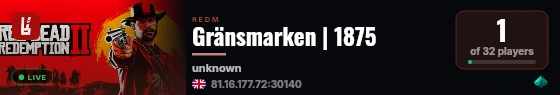 Gränsmarken | 1875 live status badge