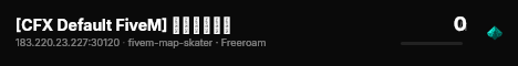 [CFX Default FiveM] 本地模组测试 live status badge