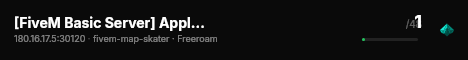 [FiveM Basic Server] Apple M5 live status badge