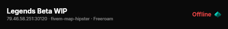 Legends Beta WIP live status badge