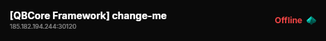 [QBCore Framework] change-me live status badge